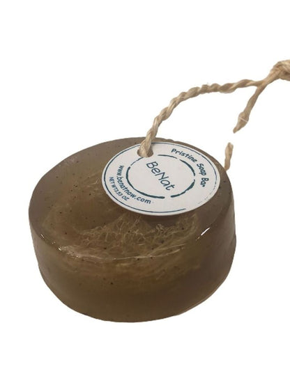 Natural Soap Bar, Infused with Green Clay, Bamboo, and Green Tea.